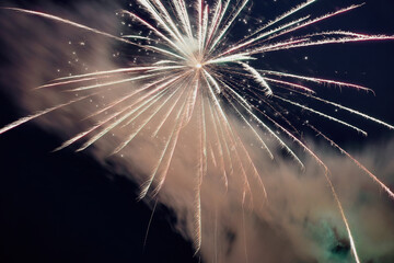 fireworks in the sky