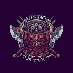 vikings Illustration Template