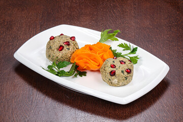 Georgian traditional cuisine - vegetarian pkhali