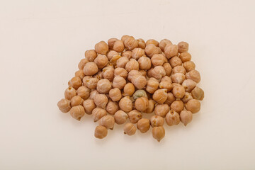 Vegan cuisine - Dry chickpea heap