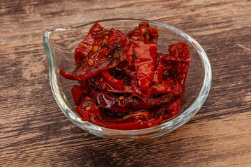 Dried tomato with olive oil