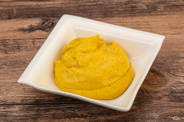 Asian Curry sauce in the bowl