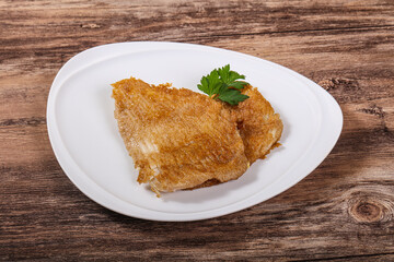 Roasted delicous seafood - stingray wings