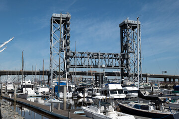 Henry Ford Bridge in Los Angeles Harbor