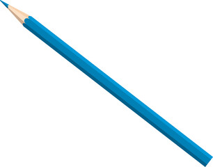 School stationery vector element colored pencil