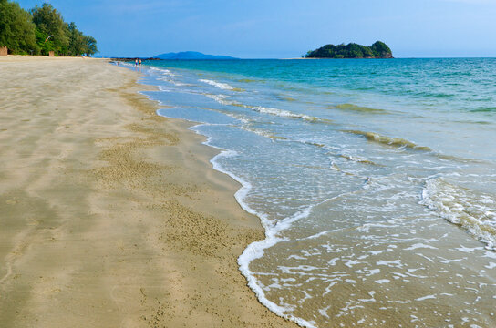 Beautiful beach and Andaman sea in Koh Jum island, Krabi province, Thailand.