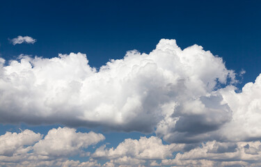 Naklejka na ściany i meble blue sky with lots of clouds