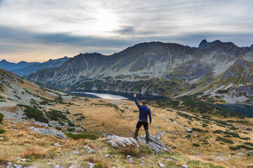 Obraz premium Autumn morning landscapes in the Polish High Tatras