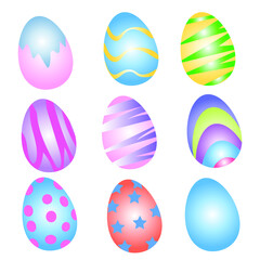 Different Easter Eggs 