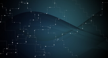 Abstract futuristic circuit board,Illustration high computer technology dark blue color background,digital technology concept, back and blue, graphic design, pattern image, blue colour,dark,wallpaper,