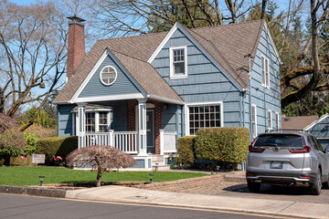 Family home in a neighborhood Gresham Oregon.