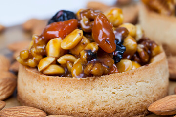 wheat tartlet with sweet filling