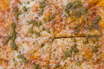 Obraz na płótnie Canvas A delicious hot Italian pizza