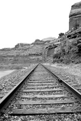 railway in the mountains