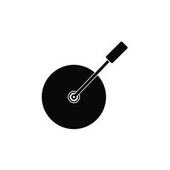 Pizza cutter vector icon. Pizza tools icon