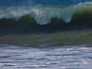summer surf at Port Hueneme pier in California