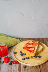 Bread and Strawberry Jam