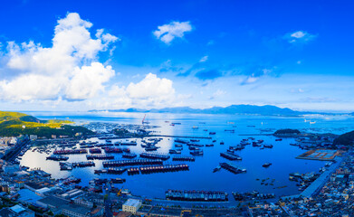 Zhapo National Center fishing port, hailing island, Yangjiang City, Guangdong Province, China