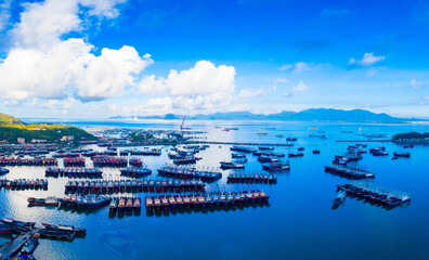 Zhapo National Center fishing port, hailing island, Yangjiang City, Guangdong Province, China