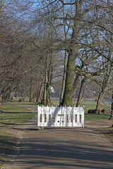Absperrung