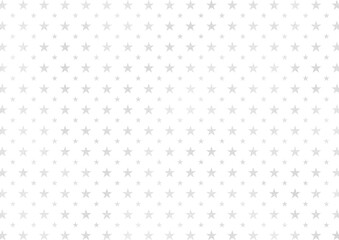 銀箔の星模様　パターン　背景イラスト素材（銀・白）