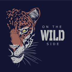 On the wild side jaguar illustration © Refluo
