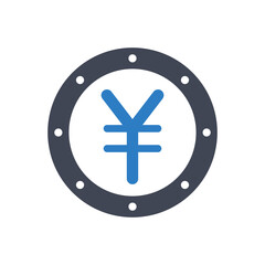 Yen coin icon