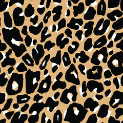 leopard skin texture vector pattern
