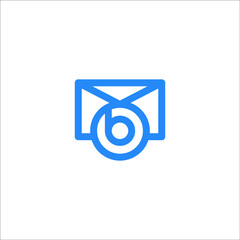B mail logo design 