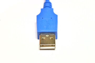 USB cable isolated on white