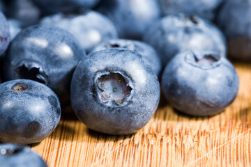 blueberries can be eaten raw, close up