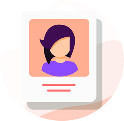 User profile vector illustration