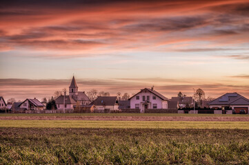 Fototapeta premium Boguszyce widok miejscowości