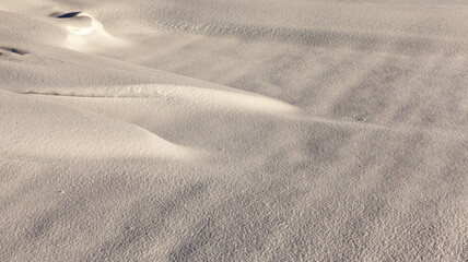 Fototapeta na wymiar white cold snow in the winter season