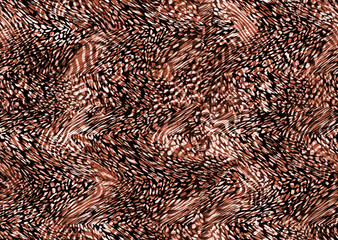 abstract leopard print