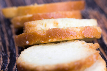 fried rye crackers with spices