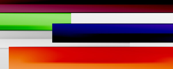Multicolored lines background. Design template for business or technology presentations, internet posters or web brochure covers