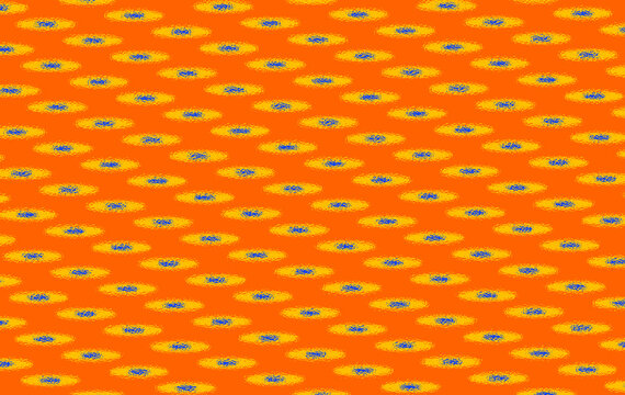Abstract orange background with blurred ovals