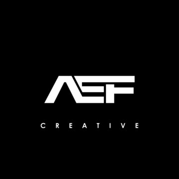 AEF Letter Initial Logo Design Template Vector Illustration