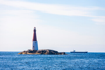 Grip lighthouse at the norwegian coast