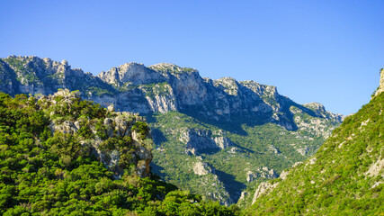 Greek Taygetus mountains