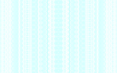 White vertical ornament on a light blue background
