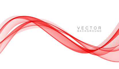 Fototapeta premium Abstract colorful vector background, color wave for design brochure, website, flyer.
