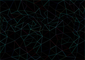 Abstract background. 
Triangular lines, various colors, beautiful.for graphic design, space for text.