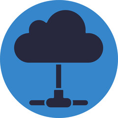 Server Icon, Database Icon, Vector Illustration.