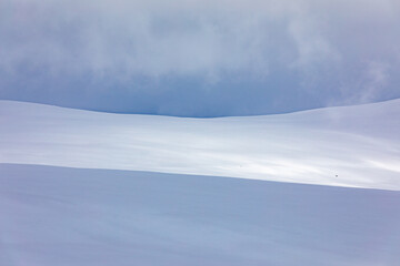 Fototapeta na wymiar snow covered dreamy mountains