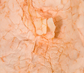 citrus peel on an old wooden table