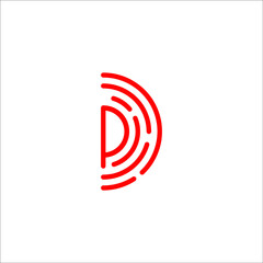 P finger print logo 