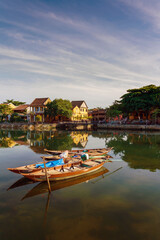 Fototapeta na wymiar Hoi An ancient town, central Vietnam, by Thu Bon river