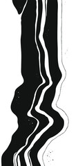 Abstract Vector Backgroung Jupiter Surface. Hand Drawn Marbel Pattern. Fashion Illustration Black and White Liquid Paint Ink